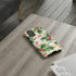 Christmas Holly on a Golden Background - Impact Resistant Phone Case